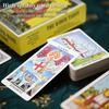 Klassisches Tarot-Karten-Orakel-Deck Für Anfänger Divination Tisch-Brettspiele Familienunterhaltung Schicksals-Divinations-Kartenspiel