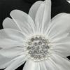 19cm Rhinestones 3D Flower Applique for Handmade Wedding Gown Sewing Flower for Dress Corsage Costume Sewing On Applique
