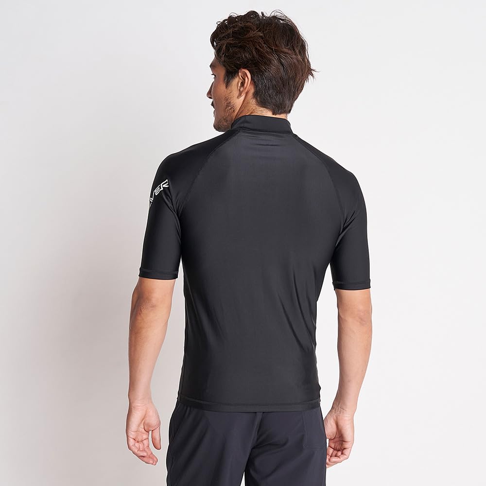 Quiksilver Men's ALL TIME SR Rashguard, Size BLK1, Medium