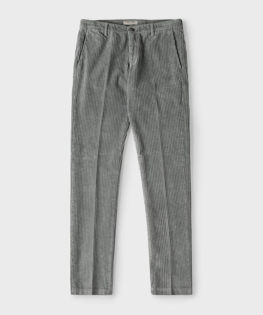 PANICALE Grey Regular Fit Corduroy Pants