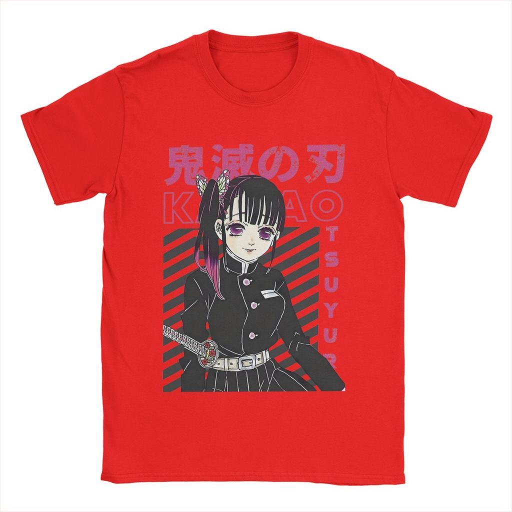 Kanao Tsuyuri Demoned Slayered T-Shirts Men Funny Pure Cotton Tees Round Collar Short Sleeve T Shirt Gift Idea Clothing