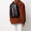 Bally Hassel Red And White Striped Business Zipper Laptop Backpack Men Backpack Black 6231723