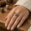 Elegant Adjustable Cuff Bracelet Metal Finger Ring Gift Sewing Machine Bracelet  Special Occasion