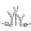 BSW / UNC 10#-24 1/4-20 Acciaio Inossidabile 304 A2 Viti Serrabili a Mano Bulloni a Farfalla Vite a Molla Regolabile