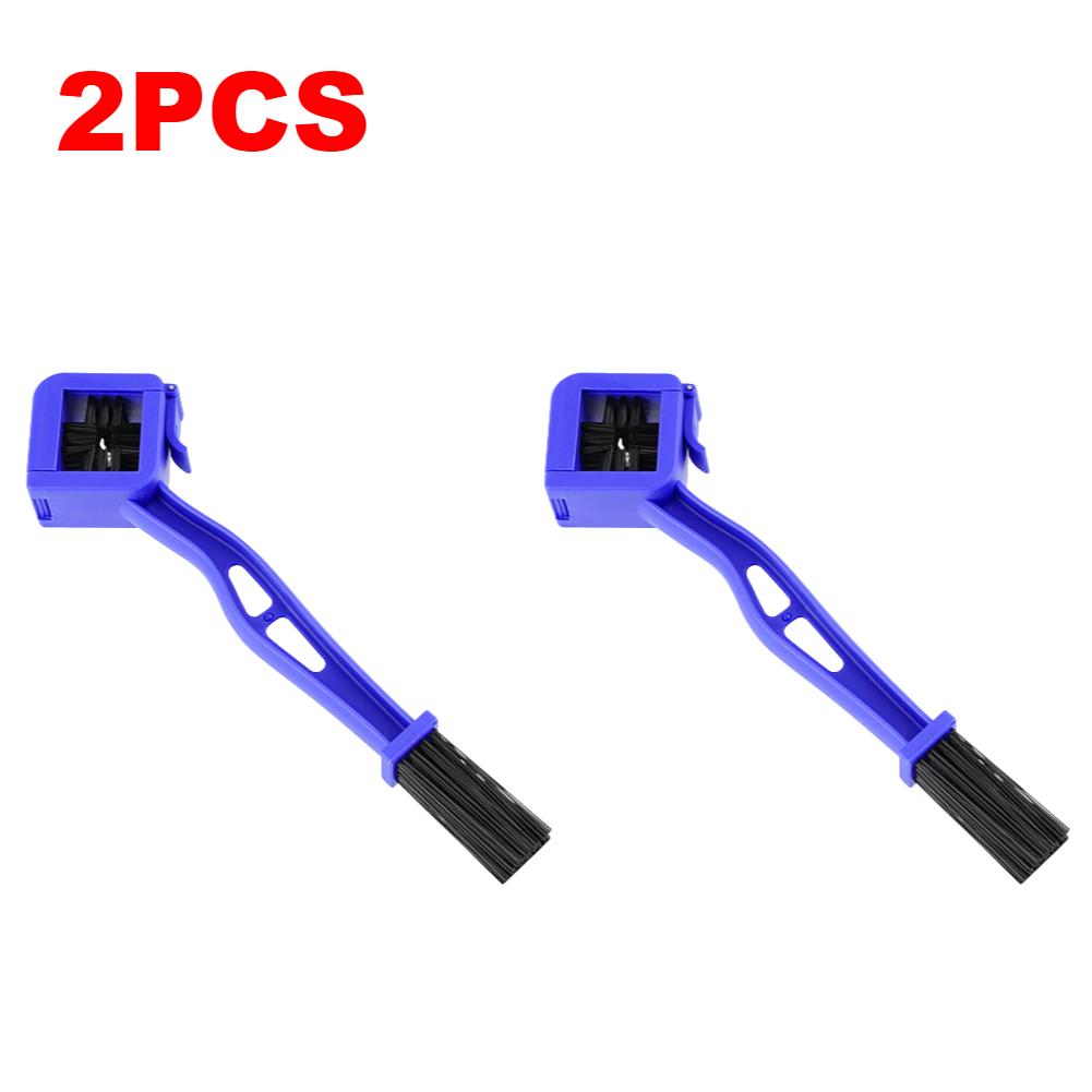 1-5PCS Motorcycle Chain Brush Double Head Road Bike Brush Cleaner Outdoor Scrubber Road Care Tools Motorcycle Maintenance Tool
