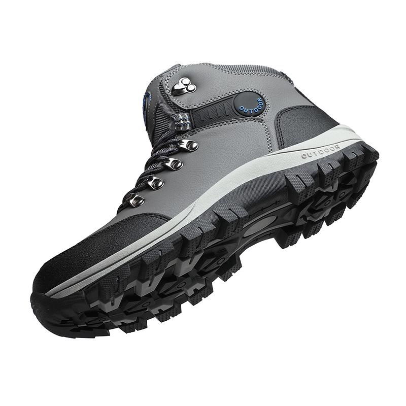 TUINANLE Pánské voděodolné kotníkové boty Zimní zateplené plyšové sněhule Muži Outdoorové tenisky Pracovní boty Pánské Gumové Zimní Pánské boty Velké velikosti