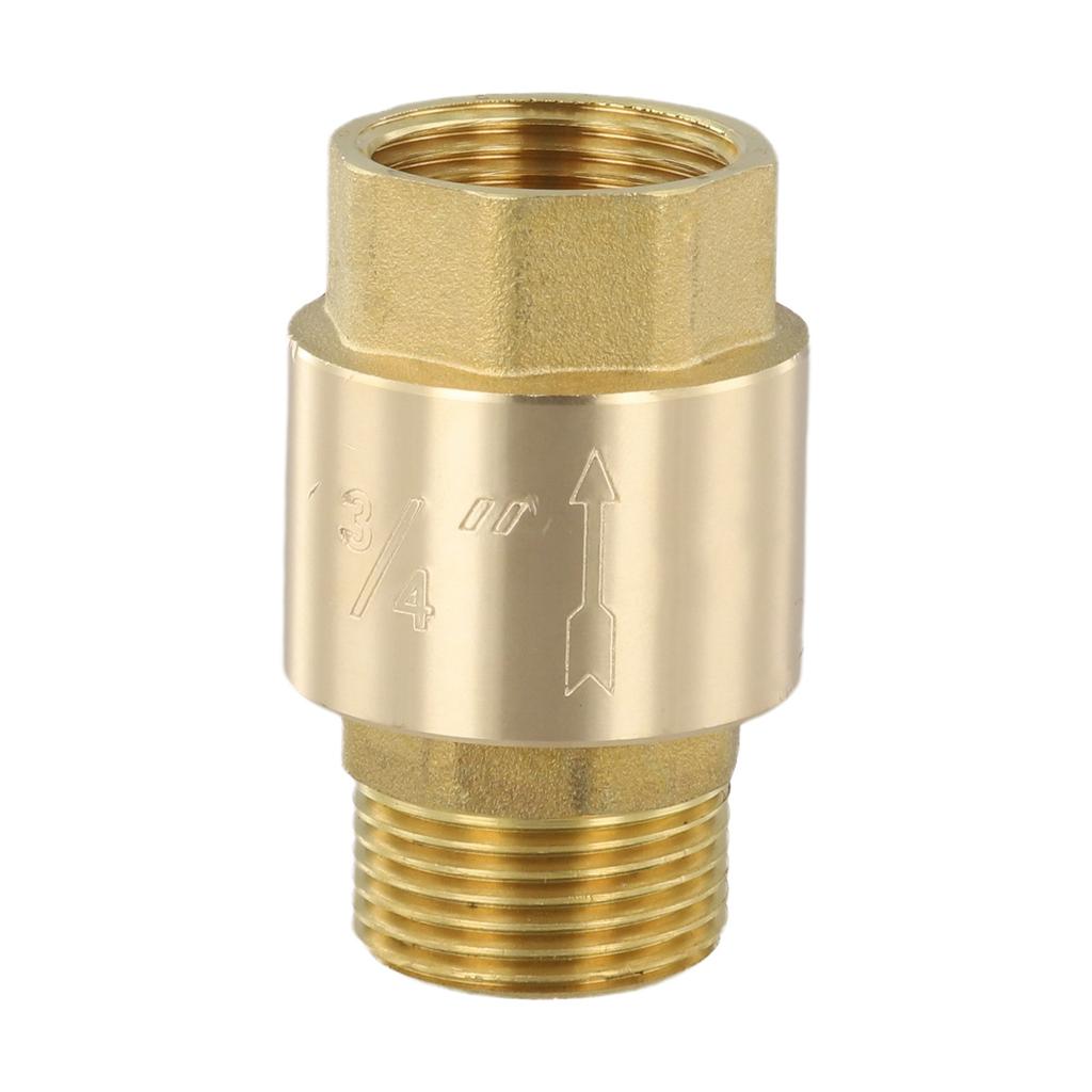 Backflow Prevention Brass Check Valve Pipeline Connection Easy Installation