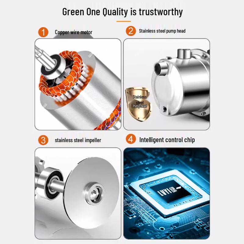 Chang Ruilin Green One Stainless Steel Garden Booster Pump