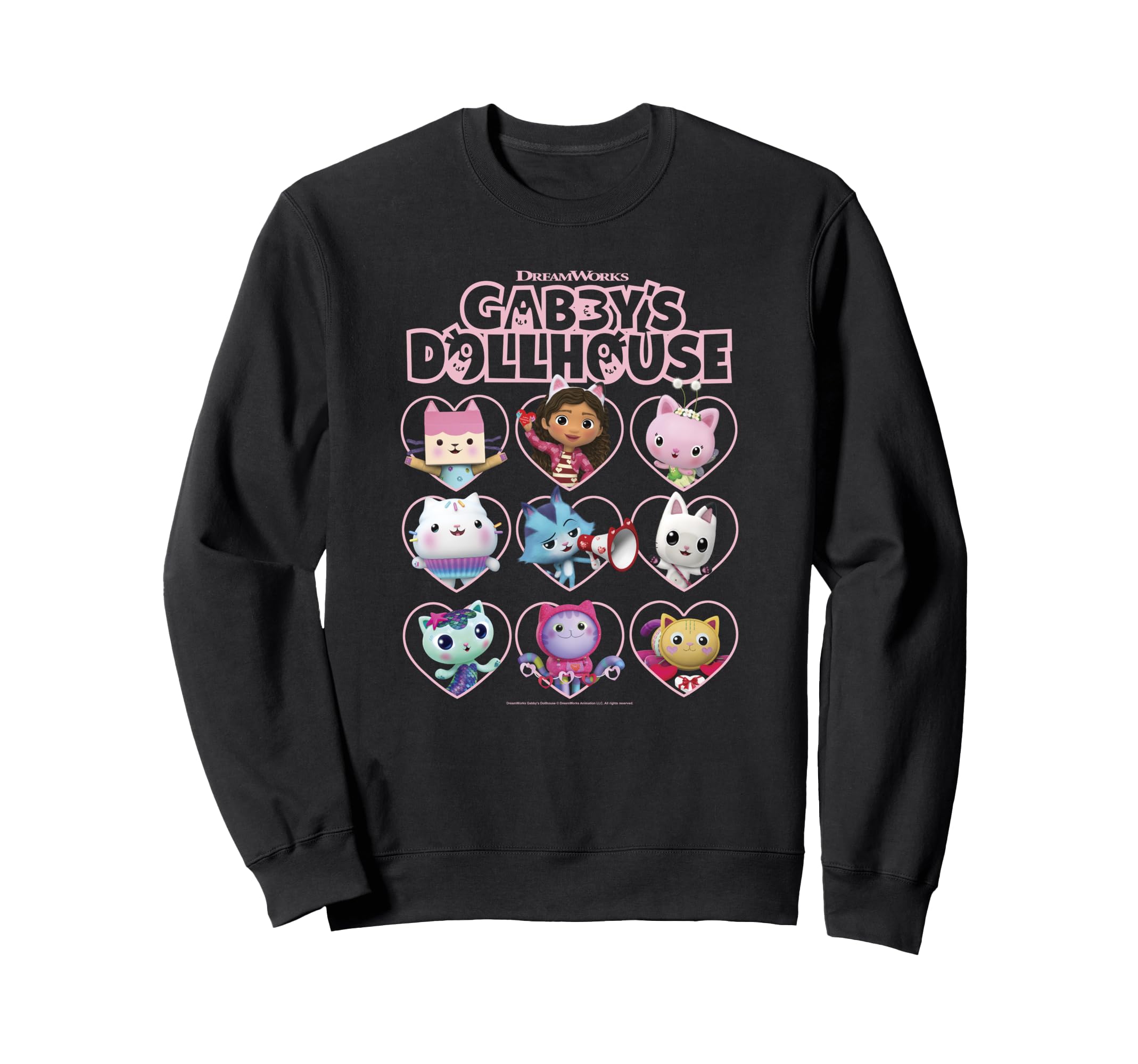 

DreamWorks Gabby s Dollhouse Valentine s Day Group Shot Sweatshirt