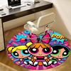 Powerpuff Girls, Chair Mat Round Rug Office Carpet, Non Slip, Suitable for Living Rooms, Bedrooms,Decor1205886a