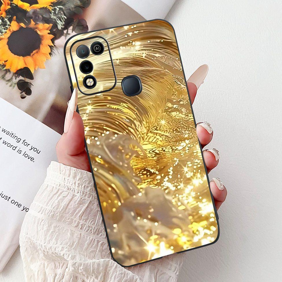 For Infinix Hot 10 X682C 10s X689B 10play X688C Back Cover For Infinix Hot 10 Play Case Shockproof Fashion Cute Cartoon Silicone