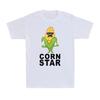 Corn Star With Sunglasses Gift For Corn Farmer Career Gift Men's Cotton T-Shirt