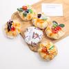 PU Simulation Fruit Cream Cake Magnet: Creative Dessert Packaging Decoration