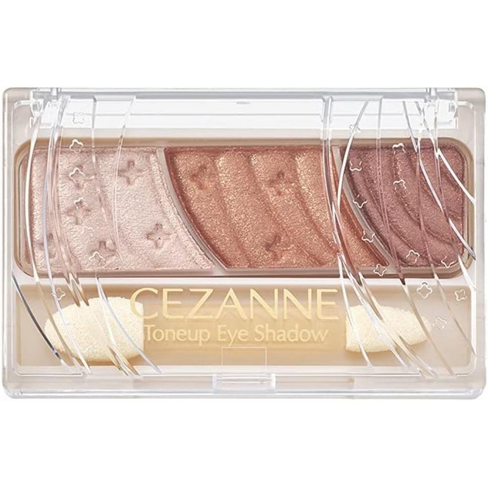 Cezanne Tone Up Eyeshadow 09 Brick Brown 2.6 G 3 Color Eyeshadow With Tips 2.6 G  X 1  09 Brick Brown