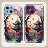 Wonderland Oil Painting For Find X5 X3 Lite Reno 6 4Z 5G OPPO A72 79 73 58 A54S OnePlus Nord N200 Tempered Glass Phone Case