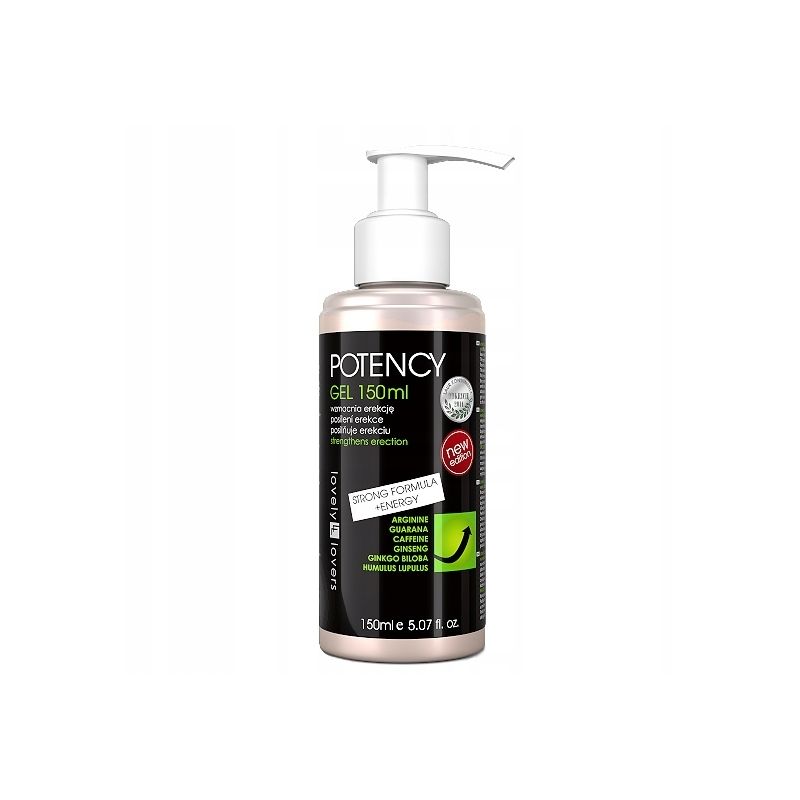 Potency Gel Lube gel pro silnou erekci lubrikant pro muže na potenci erekce 150 ml