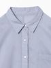 Shirts and Blouses KHADI Over Short Shirt SAX ONE SIZE [Demi-Luxe Beams] L/S Women's