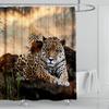 Perdea de duș Jaguar Sălbatic: Îmbrățișează designul îndrăzneț, materialul moale și vibe-ul natural pentru baia ta aventuroasă.
