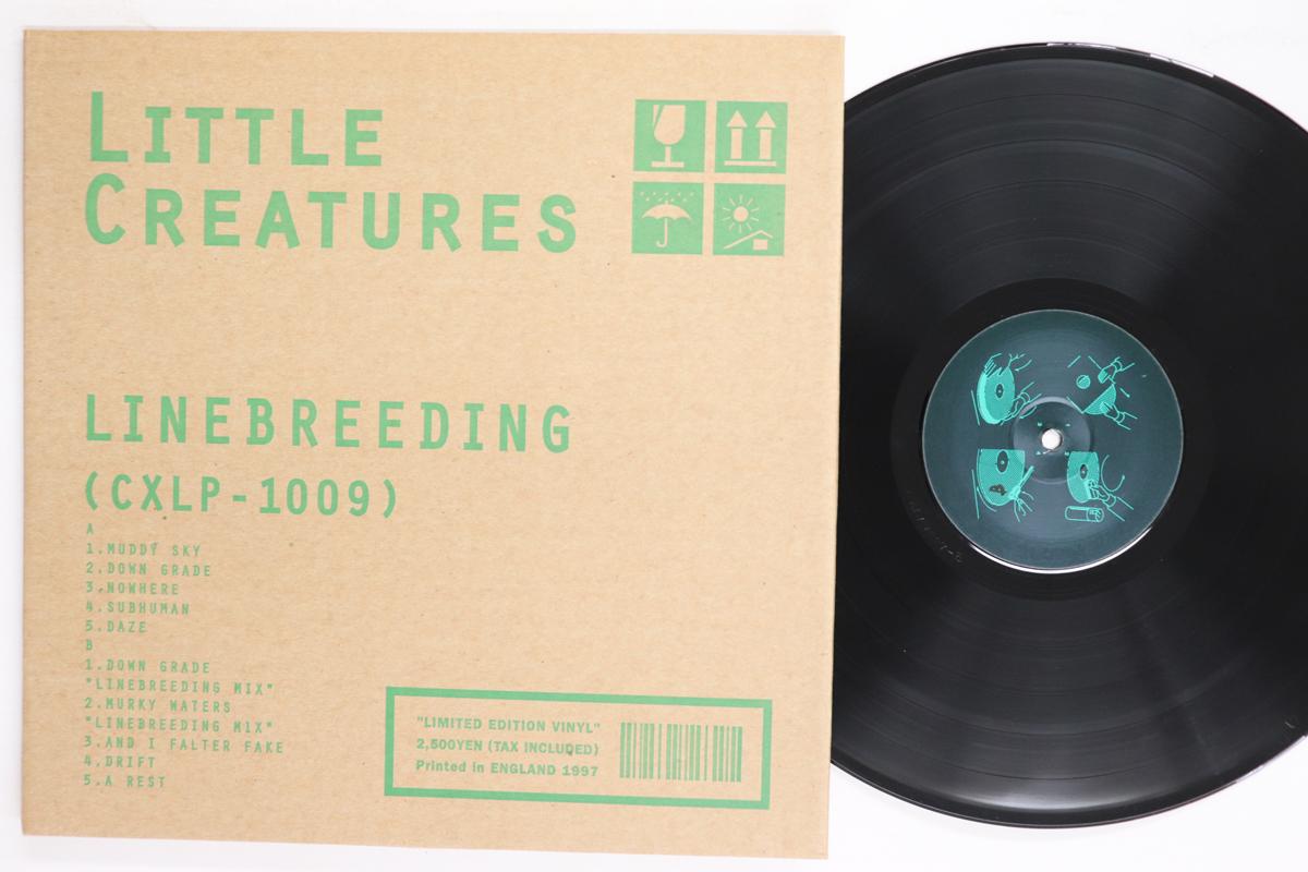 

LP Record LITTLE CREATURES Linebreeding CXLP1009 MIDI INC. 1997 Japan Japanese PopRock Used