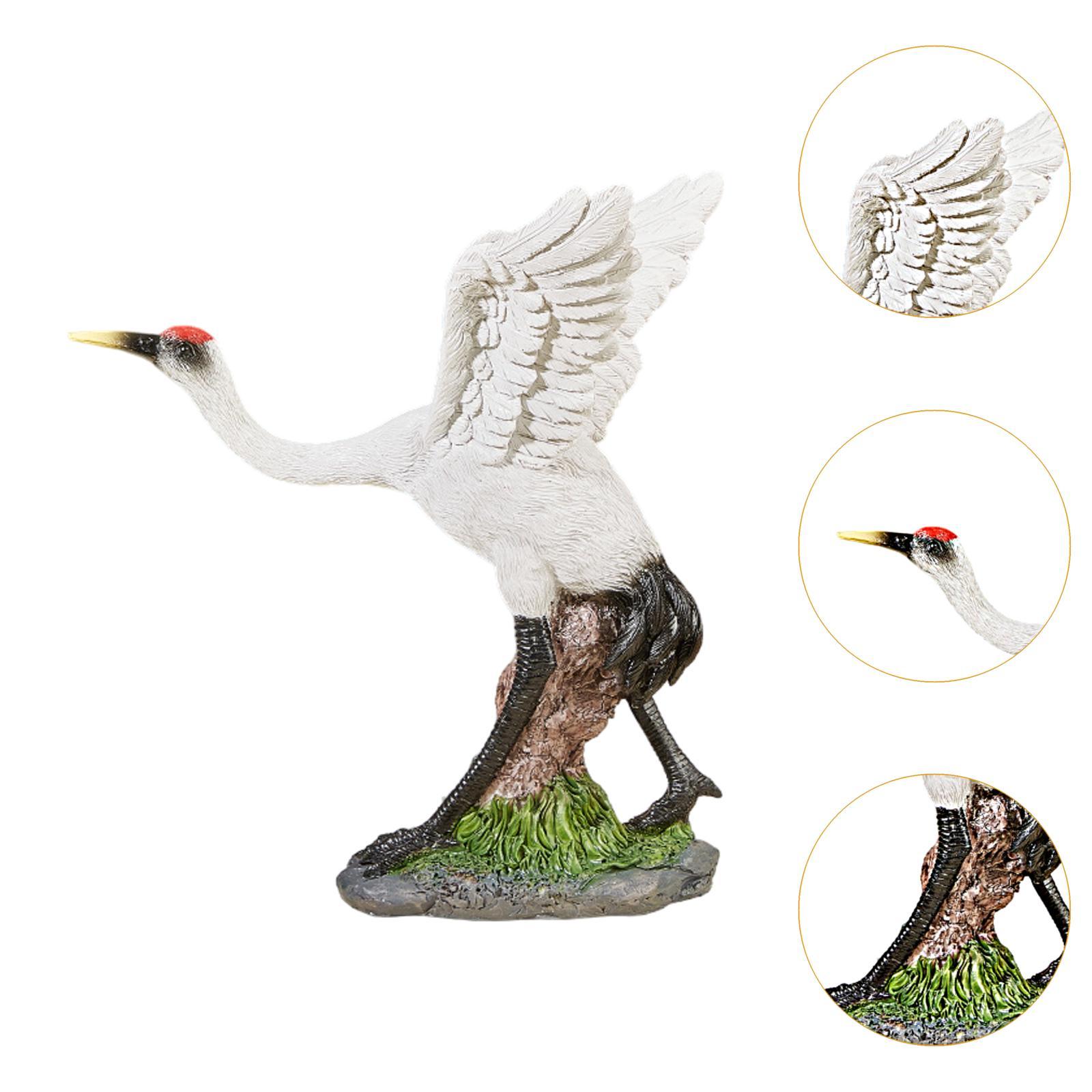 Статуя журавля из смолы — фото 5