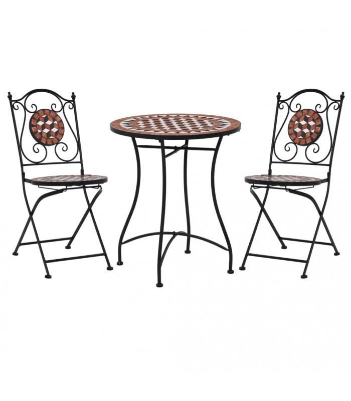 Bistro Furniture 3 Mosaic Elements Ceramic Tile Terracotta At Affordable S Free Real Reviews With Photos Joom Bistro Furniture 3 Mosaic Elements, Ceramic Tile Outdoor Furniture