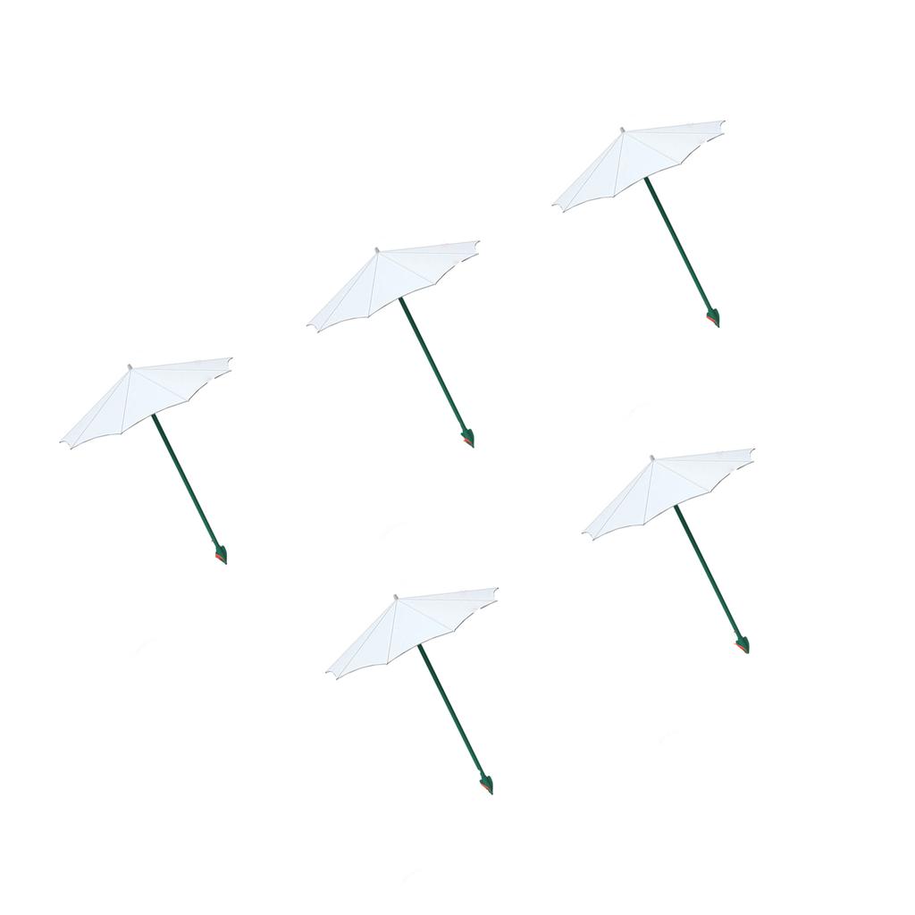 5Pcs Outdoor Plant Umbrella for Outdoor Plant Garden Umbrella Shade for Potted Plant Garden Bed Provide Shade Garden Bed