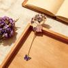 Vintage Metal Iris Flower Bookmark Iris Flower Decorative Bookmark  Office Reading