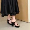 Fashion 2025 Brand Ladies Shoes Open Toe Women's Slippers Fashion Outdoor Leopard Print Dress New Best Seller Elegant Shoes for Women
