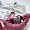 Simple Crossbody Bag for Women Nylon Shoulder Bag Dumpling Bag Satchel Bag
