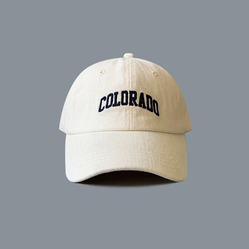 Letter Embroidered Baseball Cap for Women New Wide Brim Big Face Showing Small Big Head Circumference Men's Hat Versatile