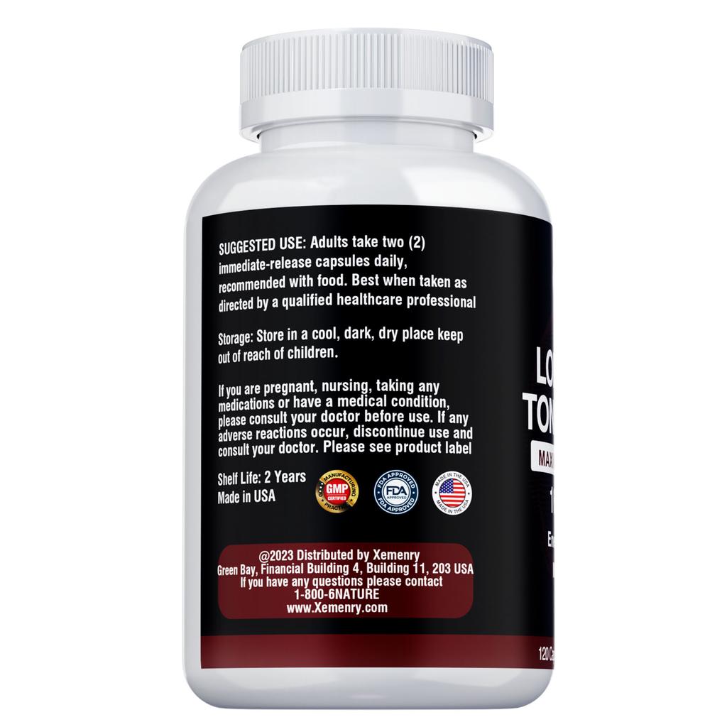Men's Special Nutritional Capsules, Natural Vitamin Extract 1600mg, Daily Supplement for Adults