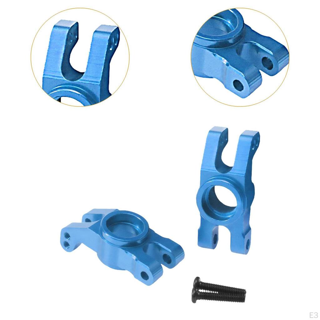 2 Pieces 1/14 RC Car Rear Axle Seat Steering Assembly Upgrade Part for 14211