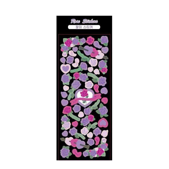 Корейская популярная лазерная наклейка Love Rose Gooka Goo Plate Hand Account Album — фото 7