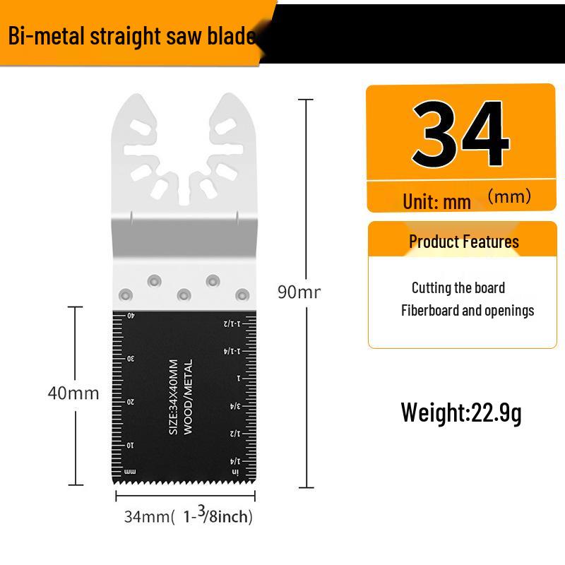 Universal Multifunctional Oscillating Saw Blade for Woodworking and Grinding