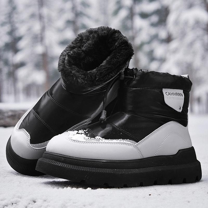 2026 Winter Warm Boots - Women's Snow Boots, Men's Short Boots, Sheepskin and Wool Cut, Low Warm Leather Shoes