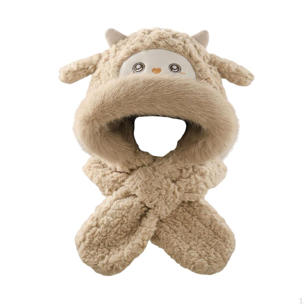 Hat Cute Thicken Soft Winter Warm for Cosplay Dress up Festive Outdoor