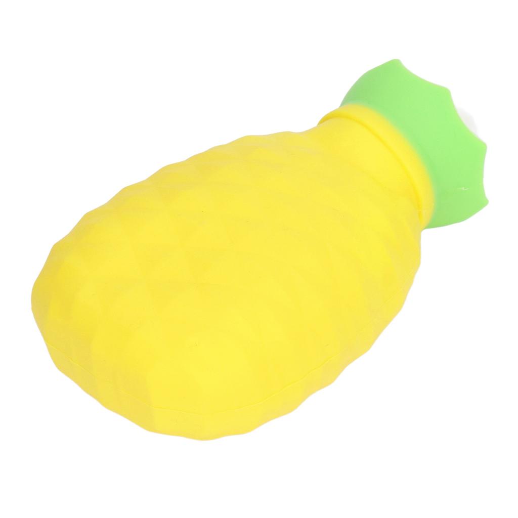 Hot Water Pouch Pineapple Shaped Silicone Explosion Proof Heat Preservation Hot Water Bag