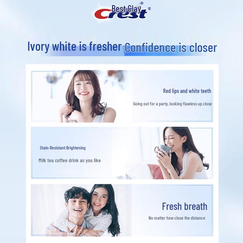 Crest Dual Color Whitening Toothpaste