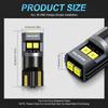 MAXGTRS 2x Super Bright T10 LED W5W 2020 Chips Car Side Interior Lights 194 168 Auto White/Yellow/Red Parking Marker Dome Lamps