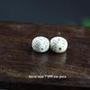Star and Moon Bodhi Beads: Pure White High-Density 108 Bead Bracelet for DIY Prayer Accessories