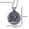 Trendy Men's Stainless Steel Shepherd Jesus Pendant Chain Holy Family Amulet Vintage Christian Jesus Necklaces Jewelry