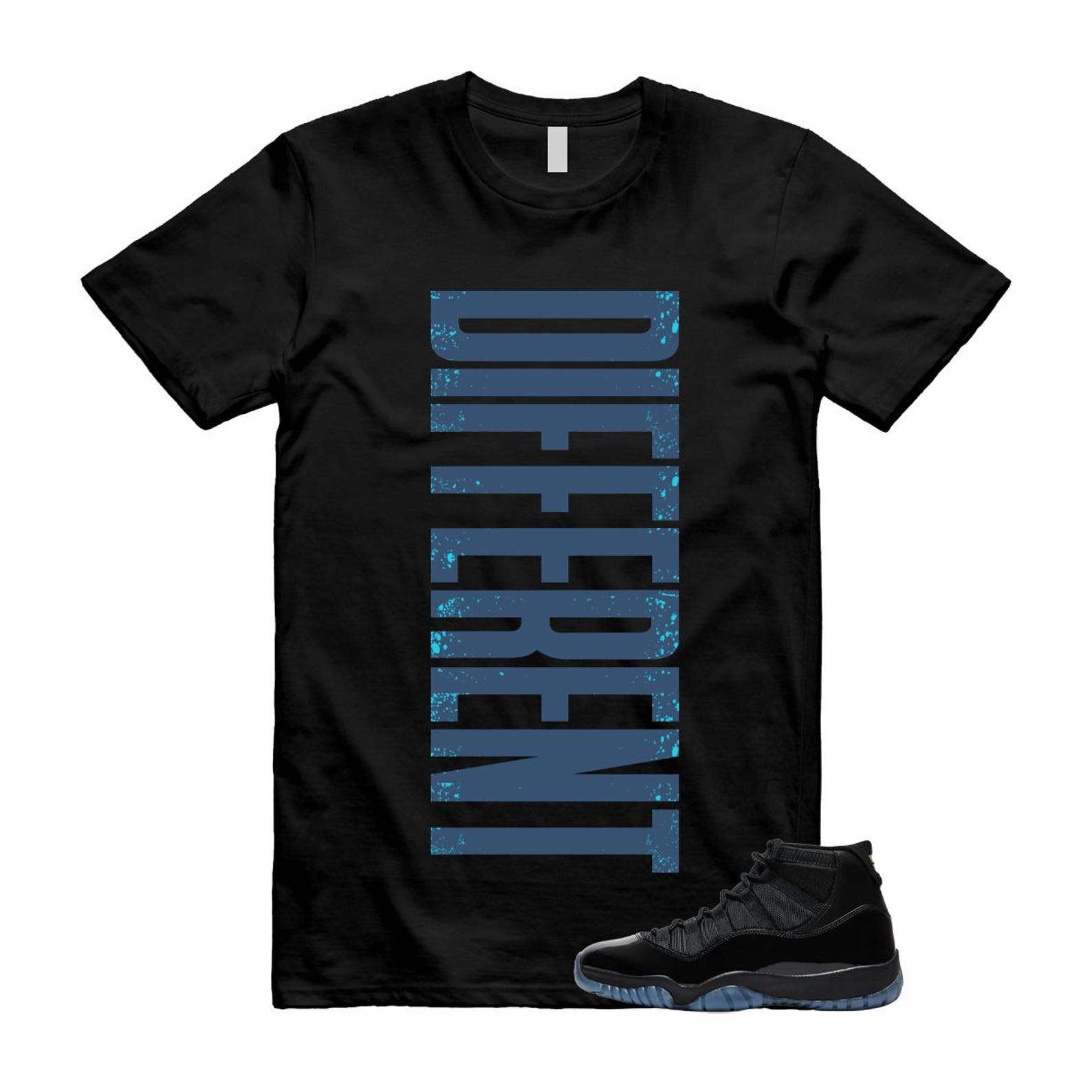 11 Gamma Blue Black T Shirt Match DFRNT M