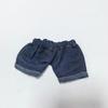 Casual Wears Doll Shirt Clothes Cute Jeans Shorts Doll Pants Suit  For 17cm Cotton Doll