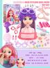 Cross-Border Hair Styling Doll - Comb & Style Hair Playset for Girls