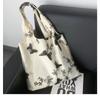 Super Beautiful Embroidery Black Butterfly Canvas Bag Lace Casual Travel Women's Bag