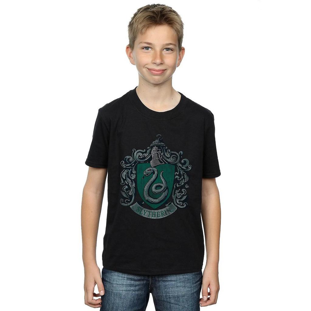 HARRY POTTER Slytherin-T-Shirt aus Distressed-Baumwolle für Jungen