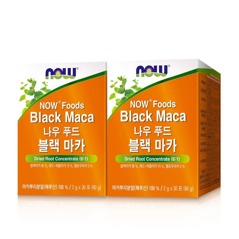 

Now Foods Black Maca, 60g, 2 pieces