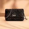 New Disney Mickey Series Synthetic Leather Crossbody Bag, Shoulder Bag, Small Square Bag Regular Unisex Black DHF41118-A