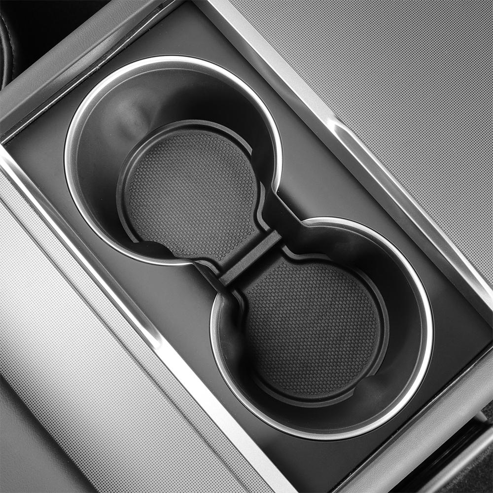 Car Cup Mat For Tesla Model Y Juniper 2025 2026 Model 3 2025 2025 Center Console Cup Coaster Anti Slip Mat Interior Accessories