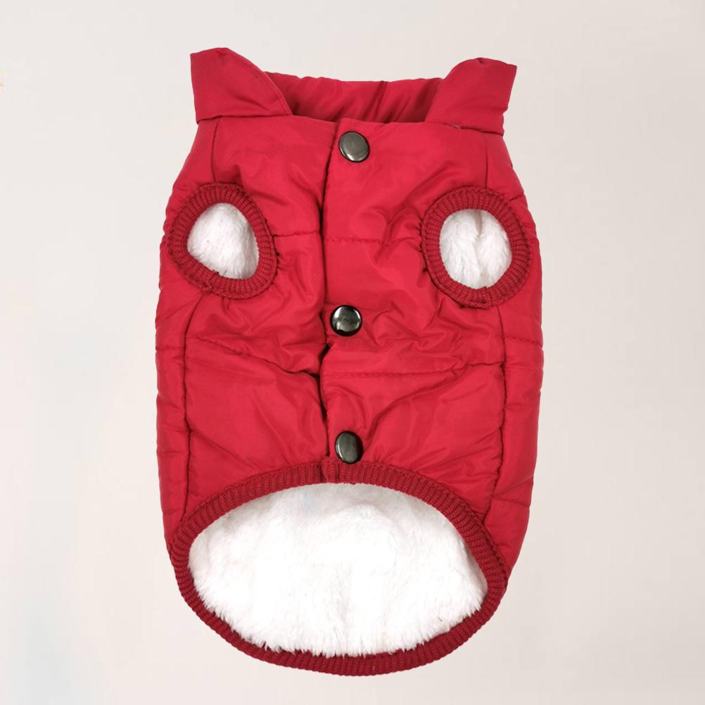 Winter Dog Warm Coat for Pets Soft Thick Vest Button Puppy Jacket Cats Jackets Pet Coat For Pets Winter Waistcoat